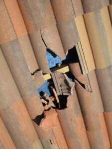 Broken Roof Tiles
