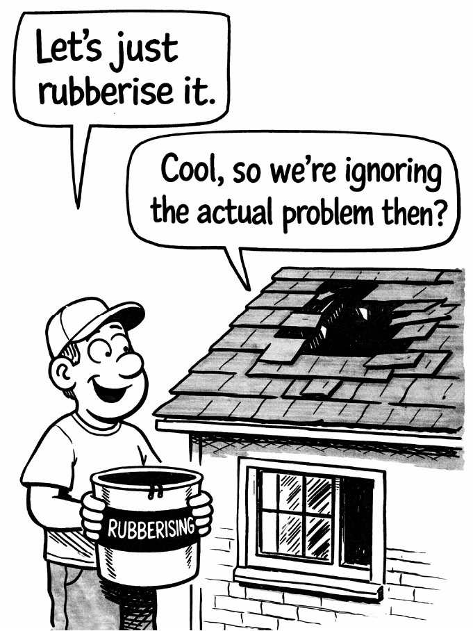 Let's Just Rubberise It